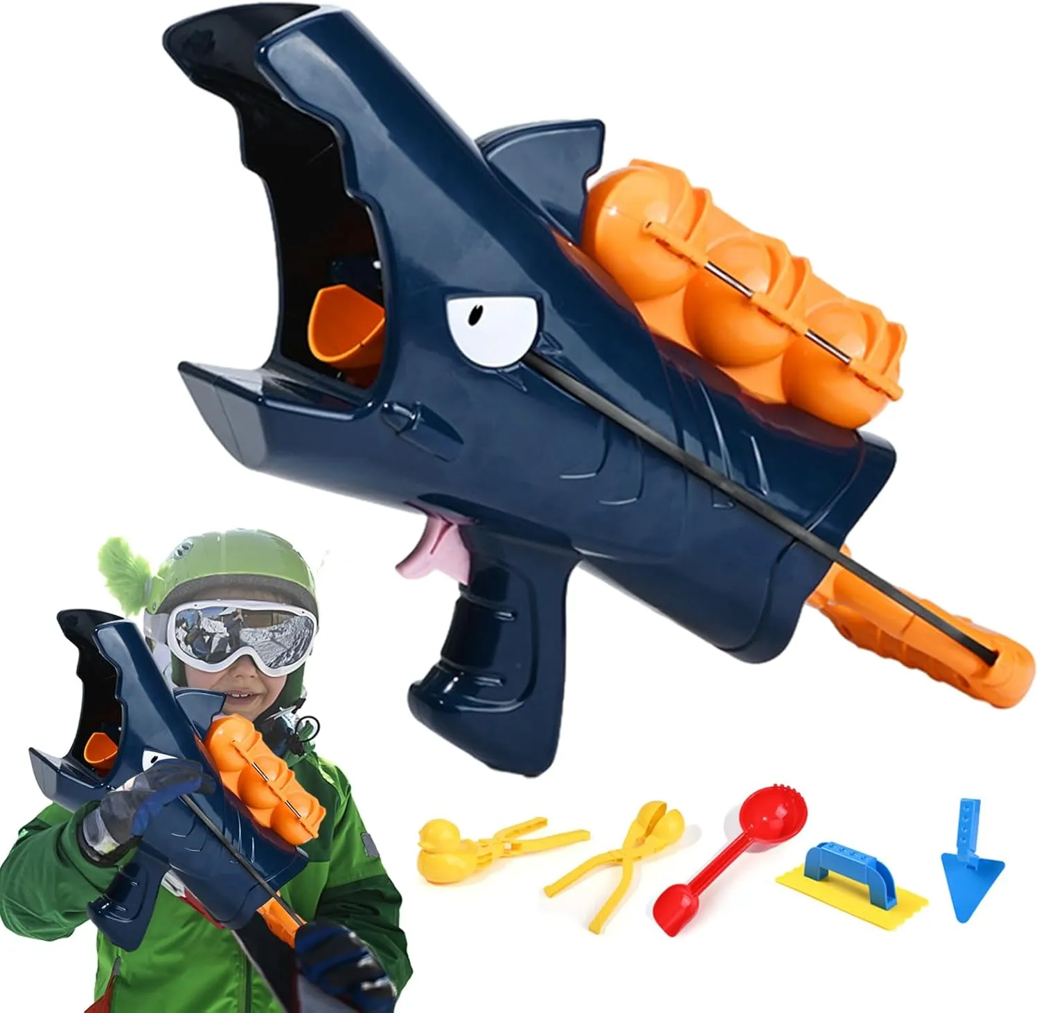 49% OFF2025 Shark Snowball Launcher