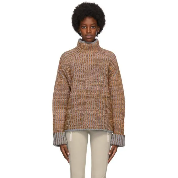 Acne Studios Multicolor Wool Rib Knit Sweater
