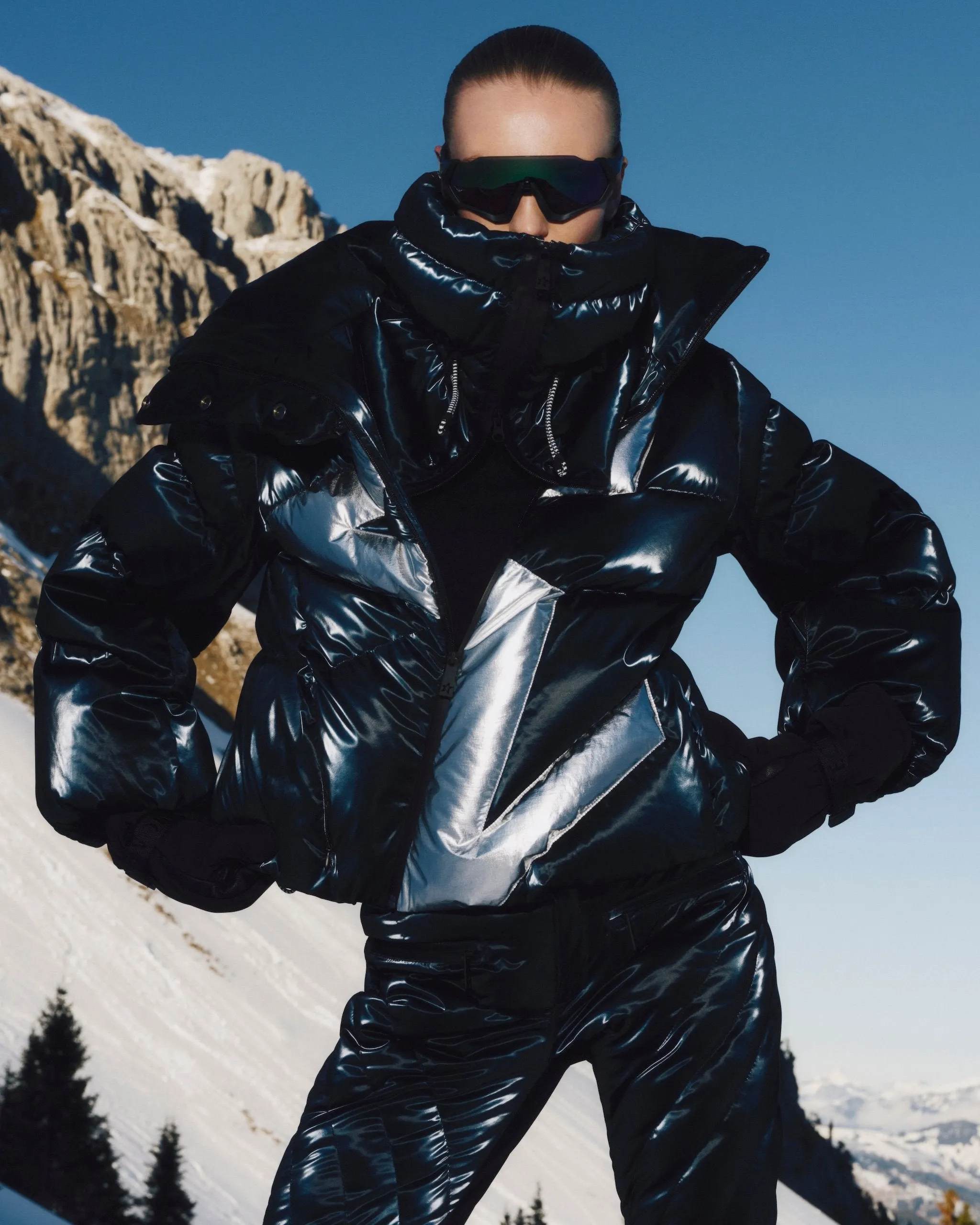 Ariel Ski Bomber - Blue Liquid