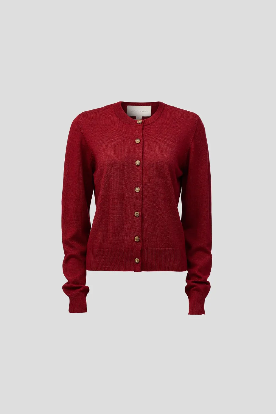 Graduate Cardi Dark Sherry