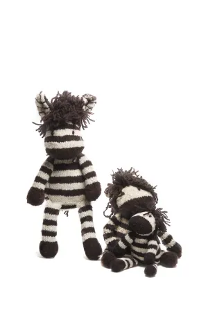 Hand Knitted Small Safari Zebra