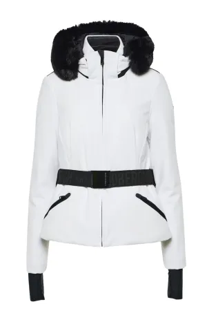 Hida Ski Jacket Real Border White