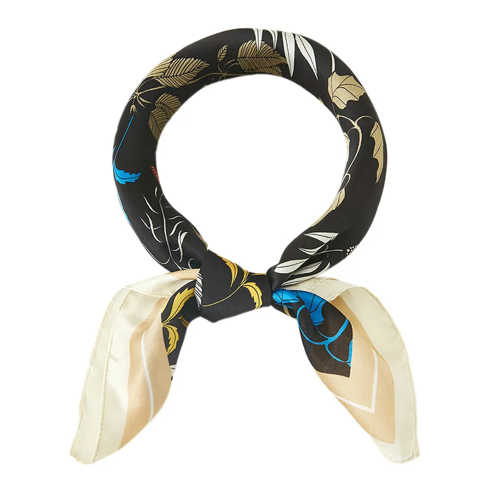 iLLASPARKZ Leaf Patterned Square Scarf