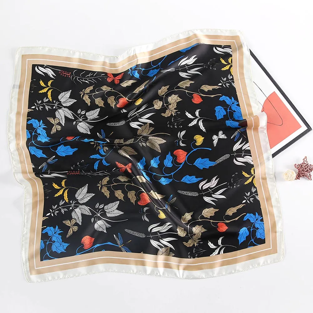 iLLASPARKZ Leaf Patterned Square Scarf