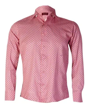 Kriter Patterned Dotted Pink Shirt
