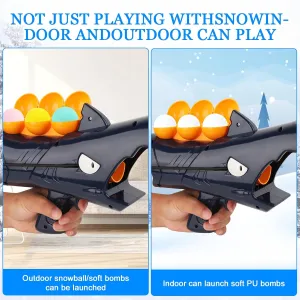 Last Day Sale 49% OFF2024 Shark Snowball Launcher