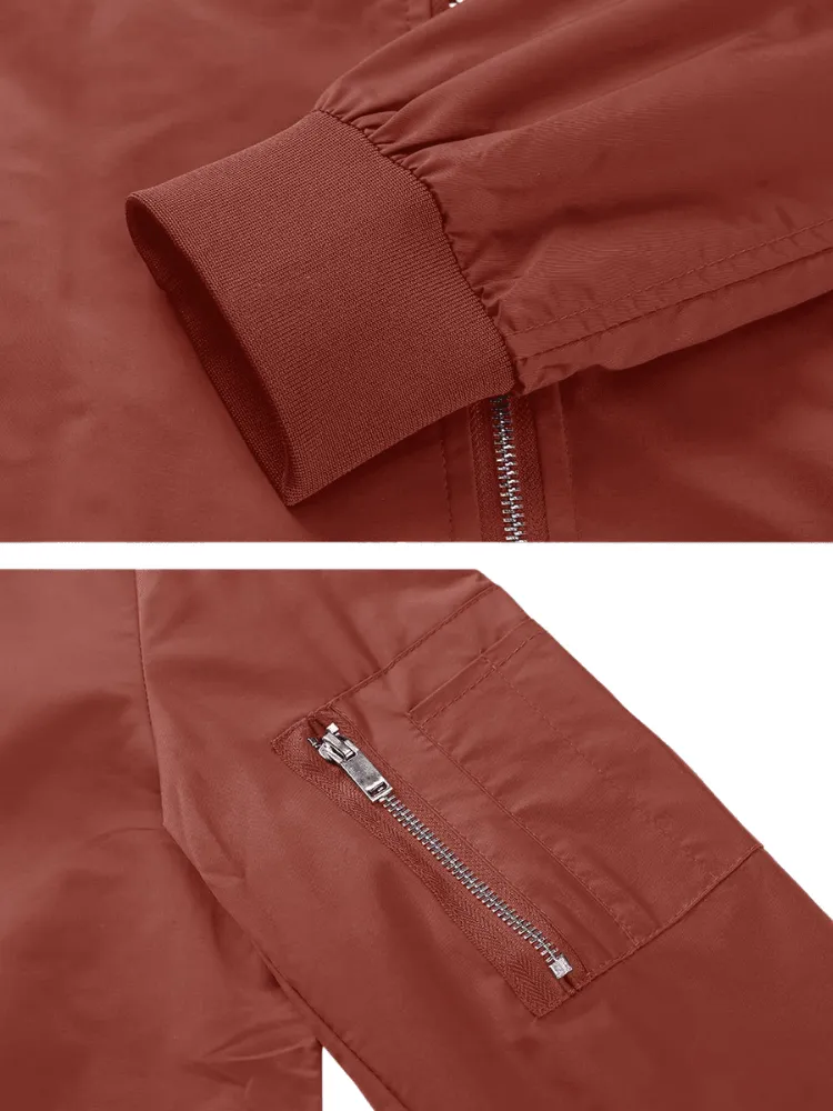 Stylish Lightweight Mens Bomber Jacket - Available in 16 Vibrant Colors