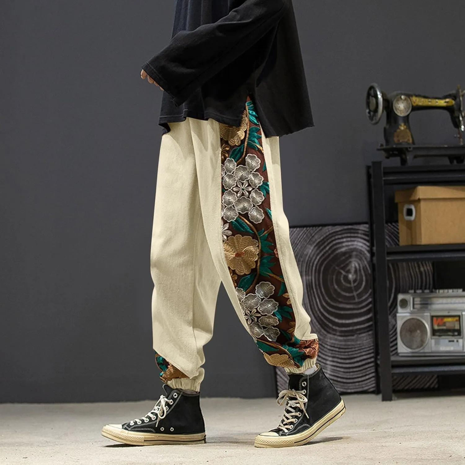 Mens Workout Cargo Sweatpants Training Jogging Gym Mens Jogger Sweatpants with Pockets Mens Sweatpants with Pockets