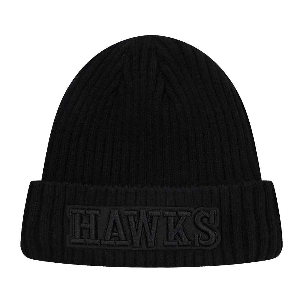 NBA ATLANTA HAWKS NEUTRAL BEANIE (BLACK)