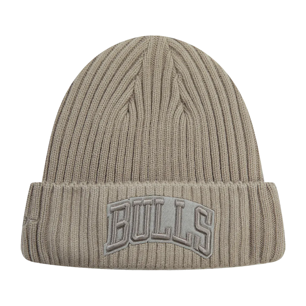 NBA CHICAGO BULLS NEUTRAL BEANIE (TAUPE)
