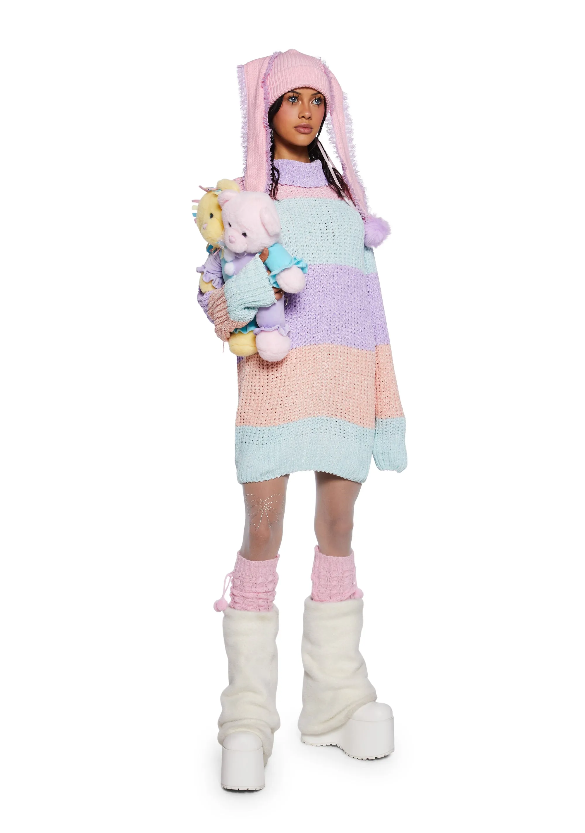 Pastel Sweetz Striped Sweater