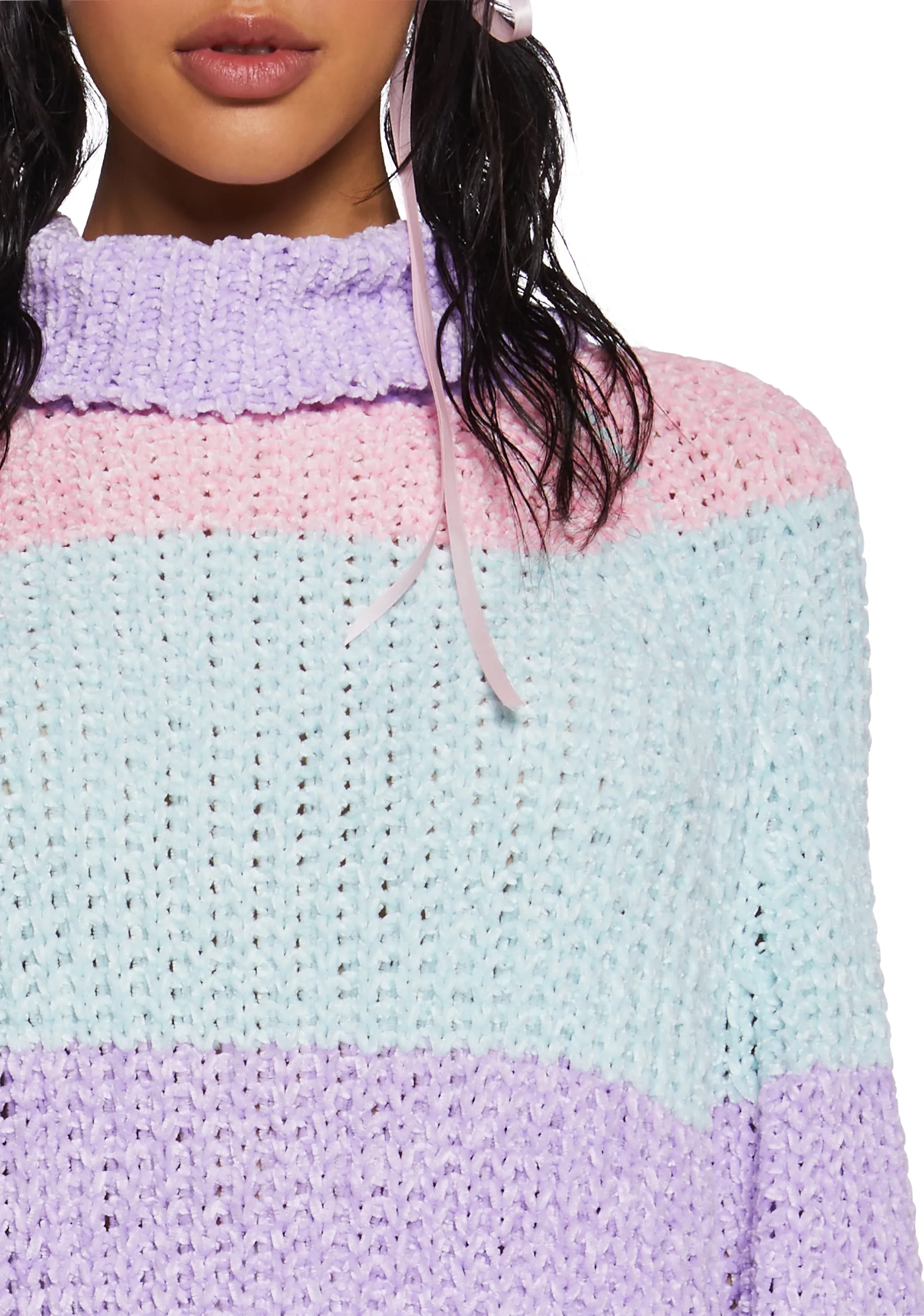 Pastel Sweetz Striped Sweater