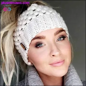 Ponytail Hat For Women - Knitted Stylish Hat Ladies Fashion