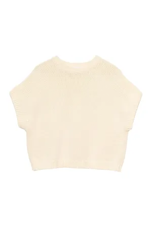 Roxy Gilet in Off White