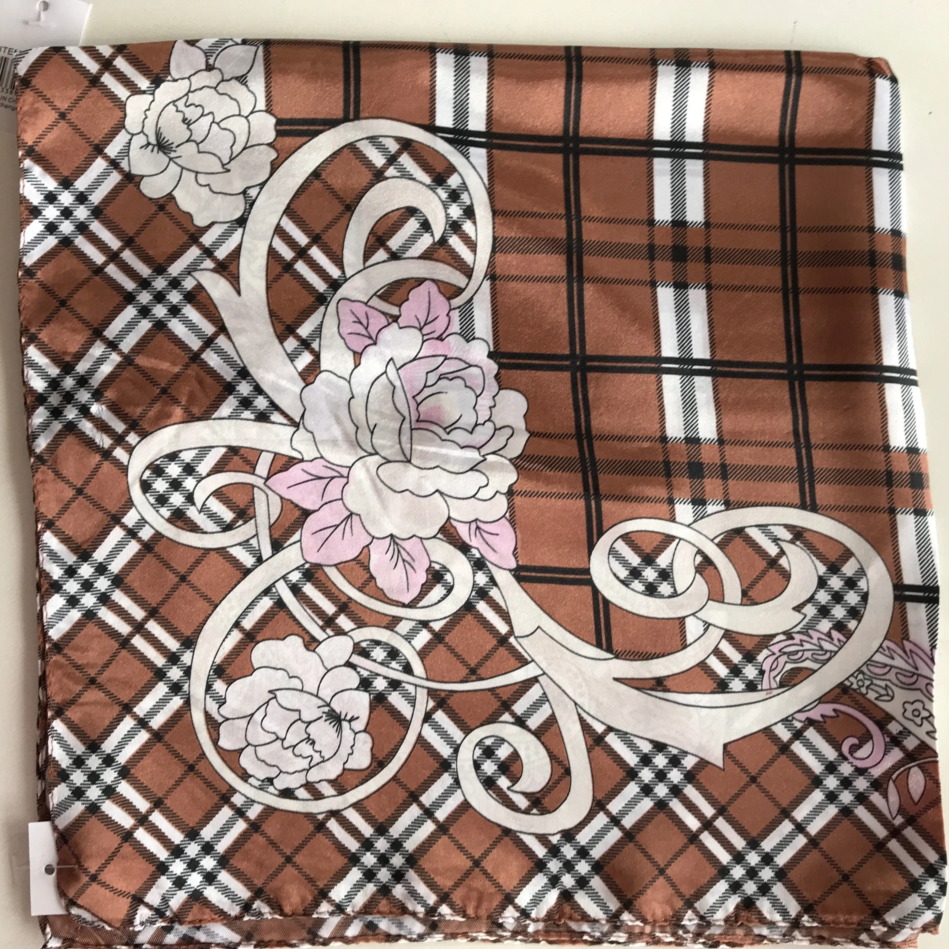 Scarf  Patterned Square Neck Scarf