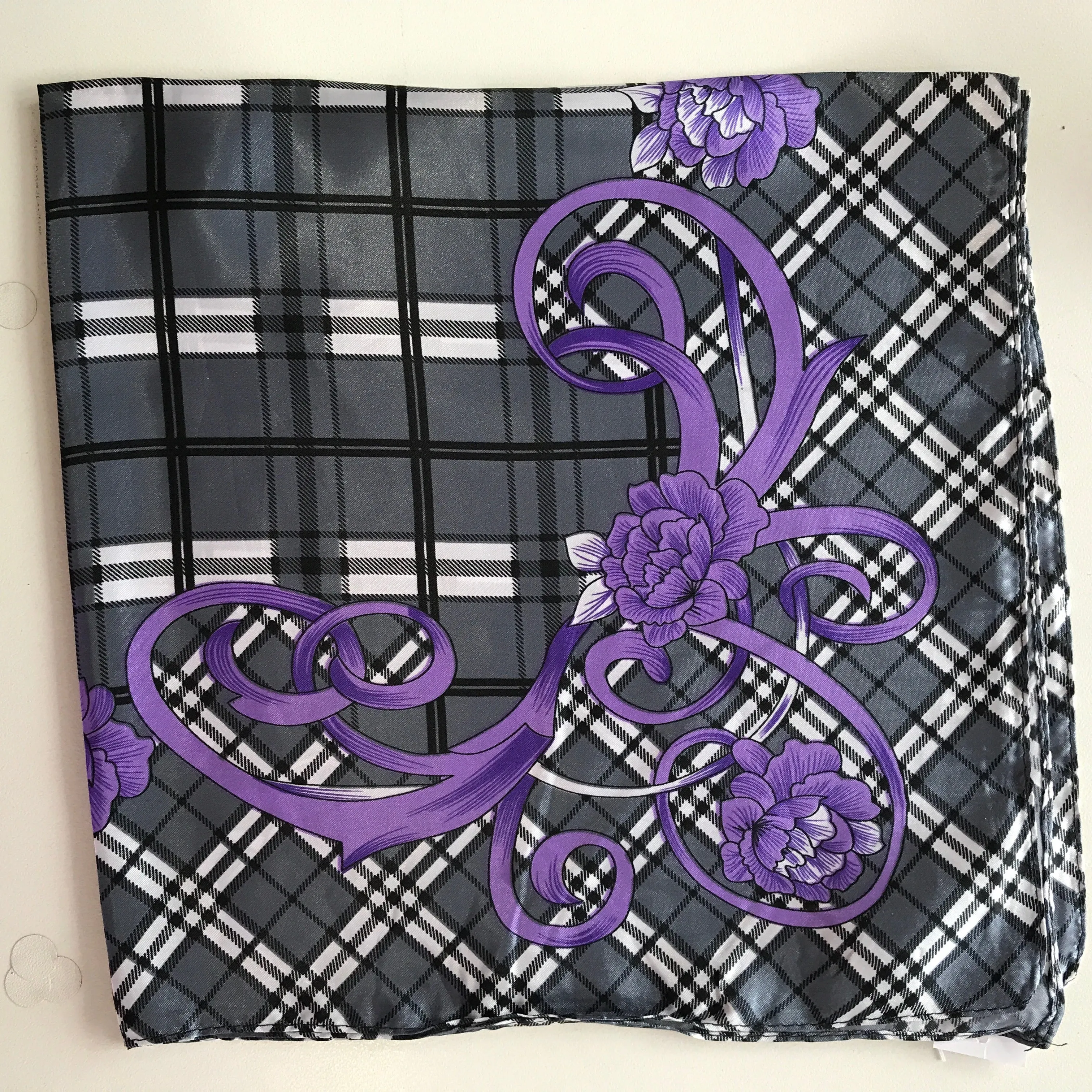 Scarf  Patterned Square Neck Scarf