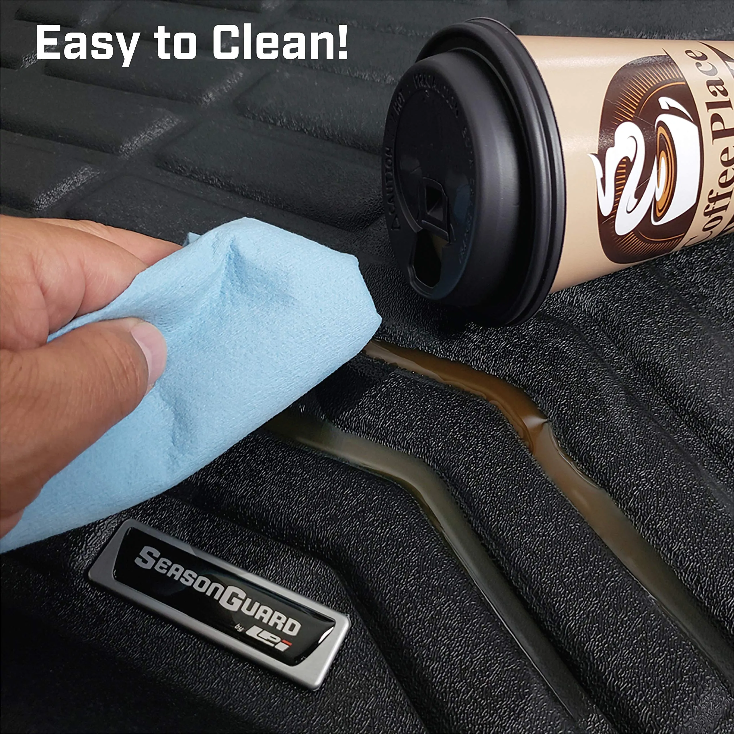 Season Guard 3D Floor Mat Liner, Honda Accord 2018-2020 Front and Rear Seat 3pc