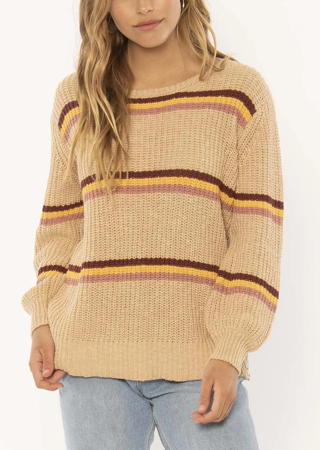 Sisstr Women's Loop Me In Knit Longsleeve Sweater