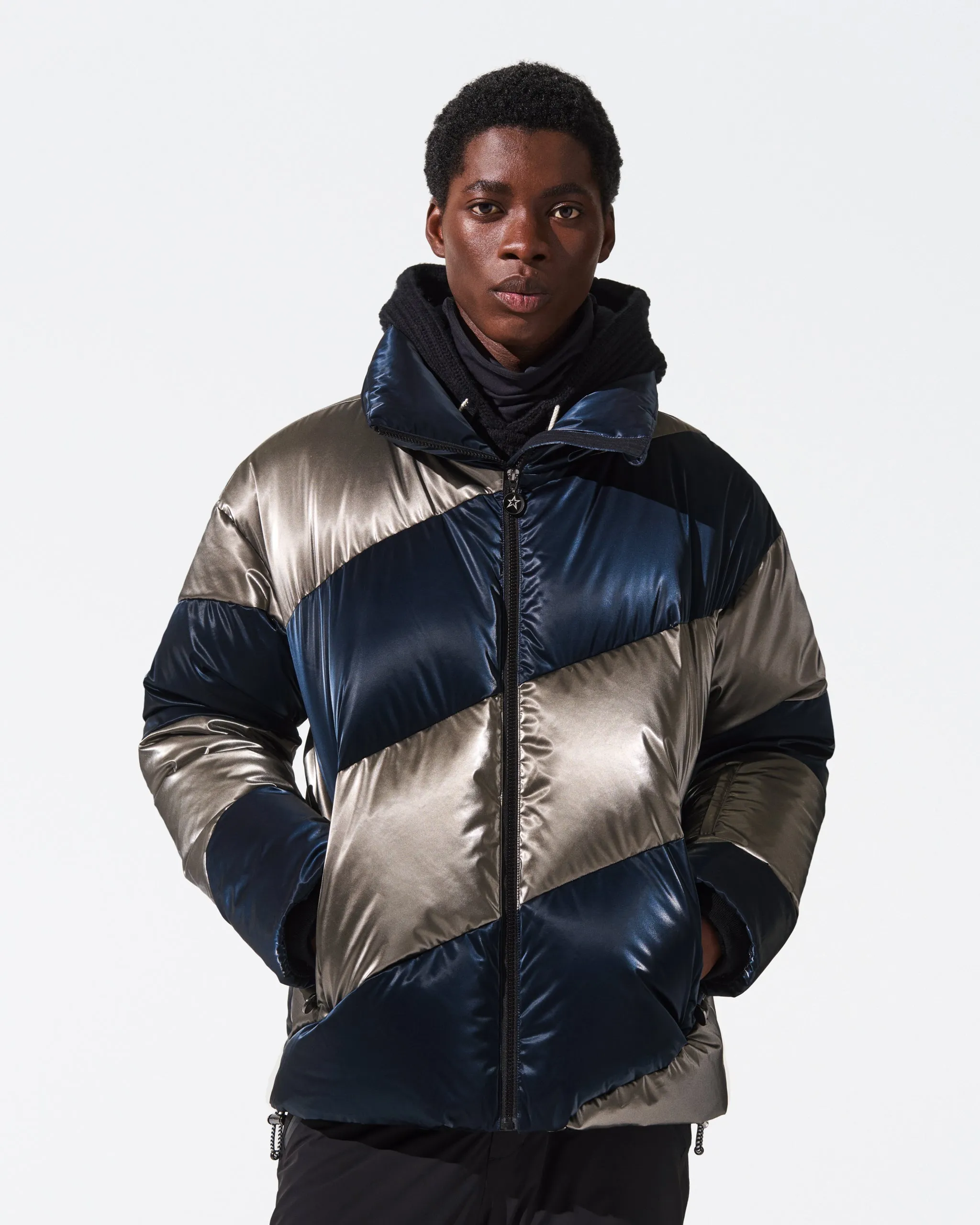 Super Mojo Iii Jacket - Blue Silver