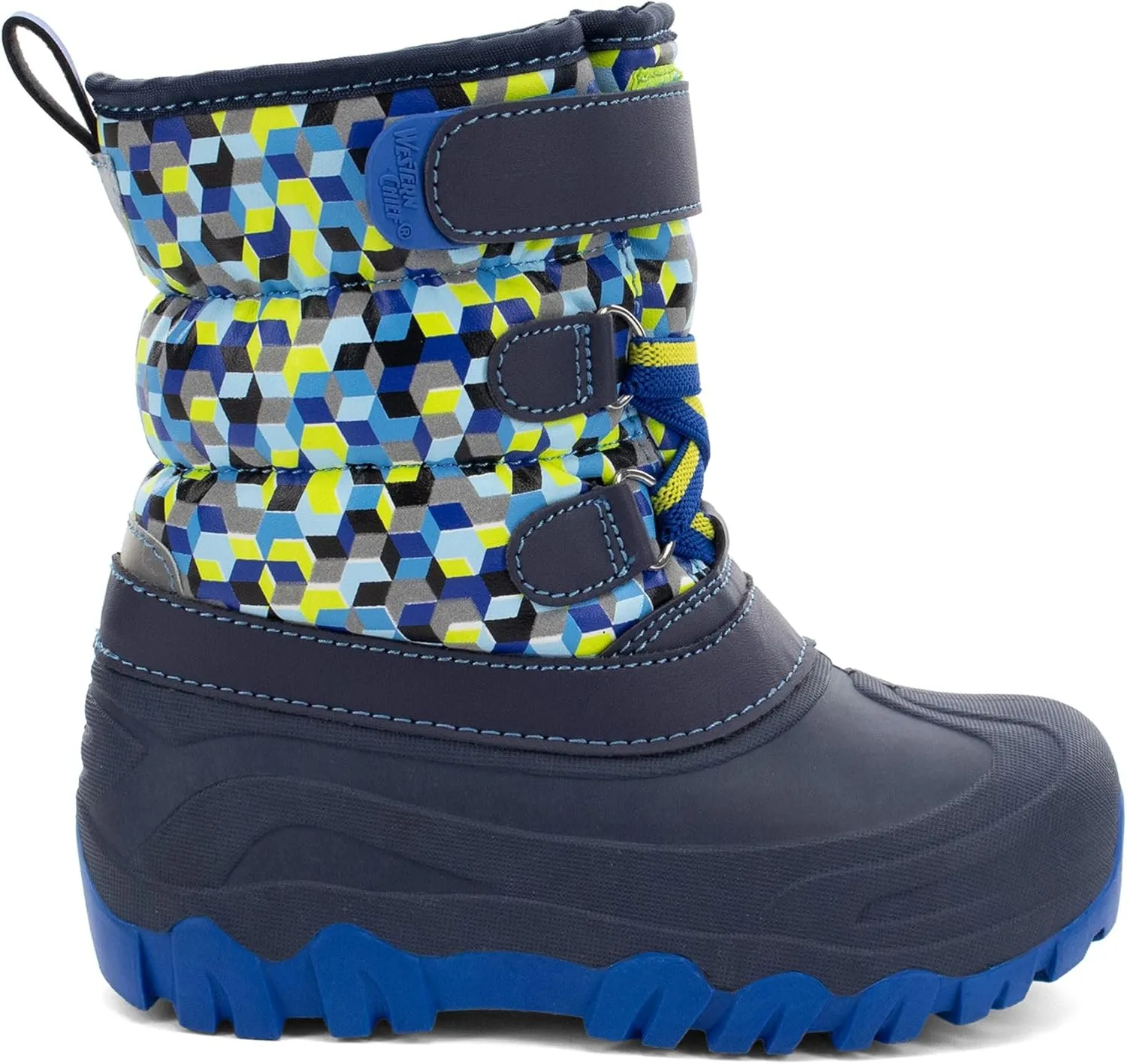 Western Chief Kids Ascend Faux Fur Cold Weather Boots  Waterproof Winter Boots for Girls & Boys  Warm, Cozy & Reflective for Snow Adventures